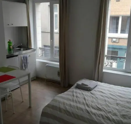 Central Studio Close To Grand Place For 2 Brussels Exterior photo